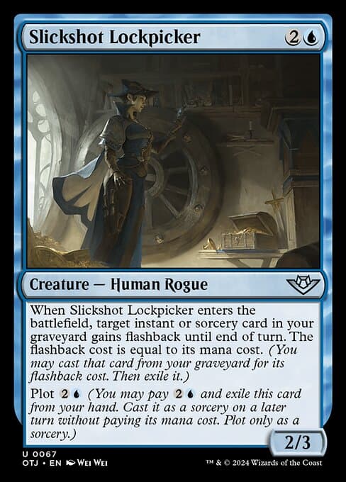 Slickshot Lockpicker from Outlaws of Thunder Junction (Uncommon)