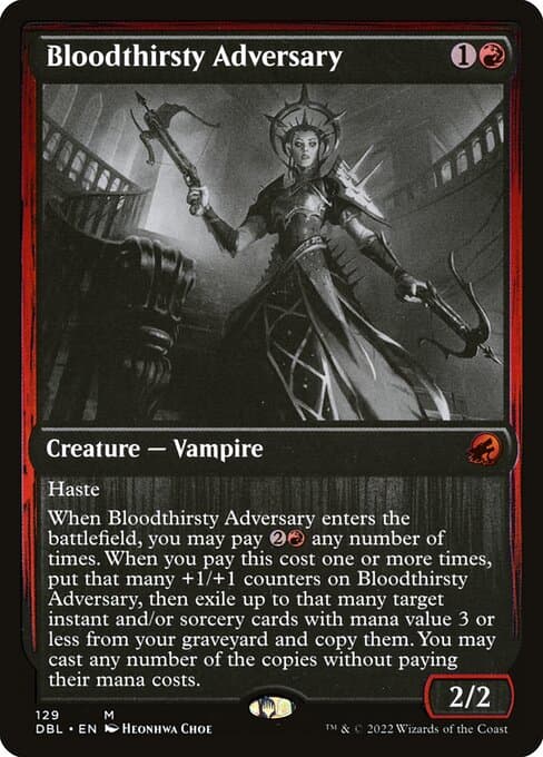 Bloodthirsty Adversary from Innistrad: Double Feature (Mythic)