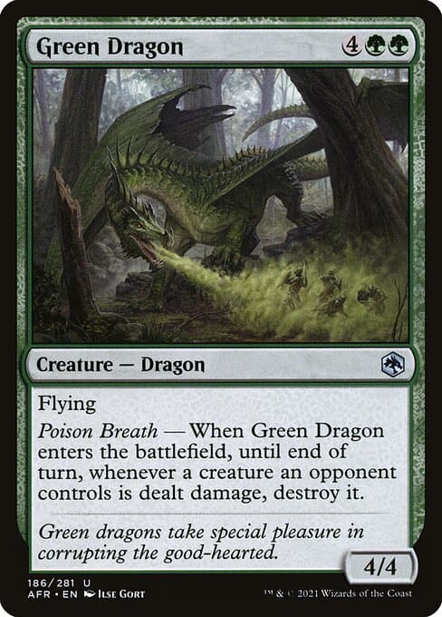 Green Dragon from Adventures in the Forgotten Realms (Uncommon)