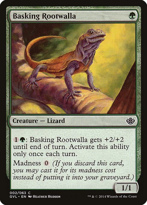 Basking Rootwalla from Duel Decks Anthology: Garruk vs. Liliana (Common)