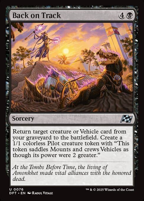 Back on Track from Aetherdrift (Uncommon)