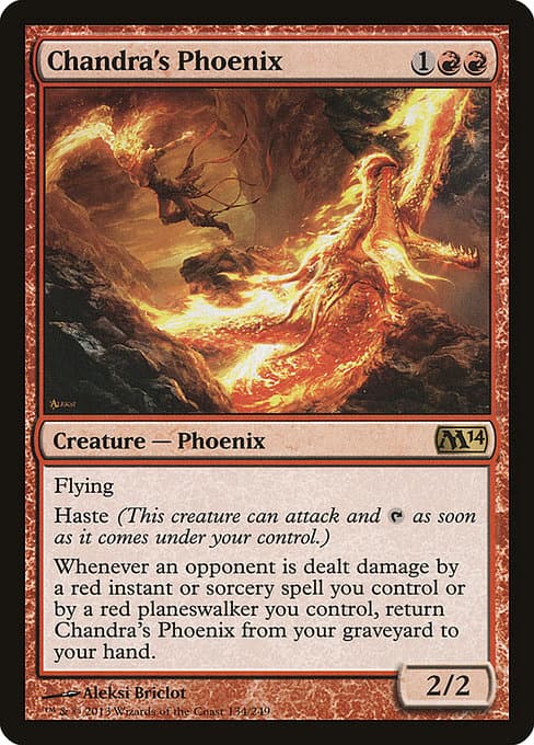 Chandra's Phoenix from Magic 2014 (Rare)