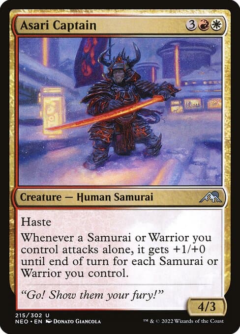 Asari Captain from Kamigawa: Neon Dynasty (Uncommon)