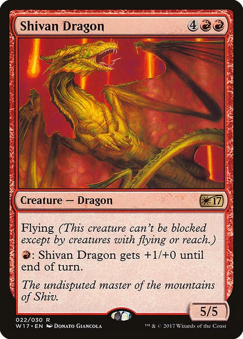 Shivan Dragon (Rare)