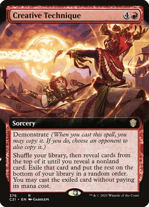 Creative Technique from Commander 2021 (Rare)