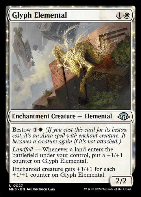 Glyph Elemental from Modern Horizons 3 (Uncommon)