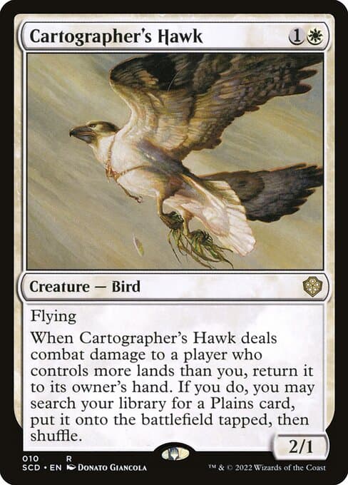 Cartographer's Hawk from Starter Commander Decks (Rare)