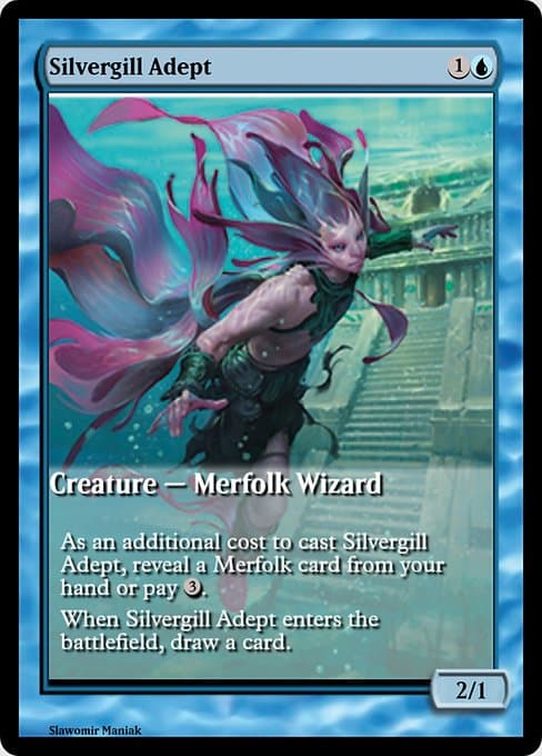 Silvergill Adept from Magic Online Promos (Uncommon)
