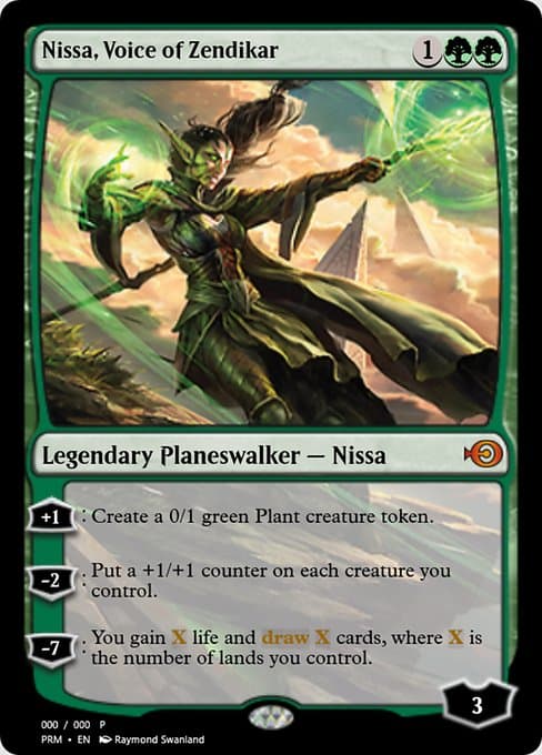 Nissa, Voice of Zendikar from Magic Online Promos (Mythic)