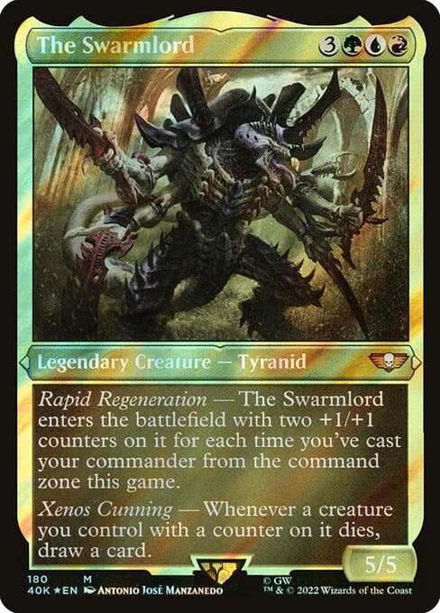 The Swarmlord from Warhammer 40,000 Commander (Mythic)