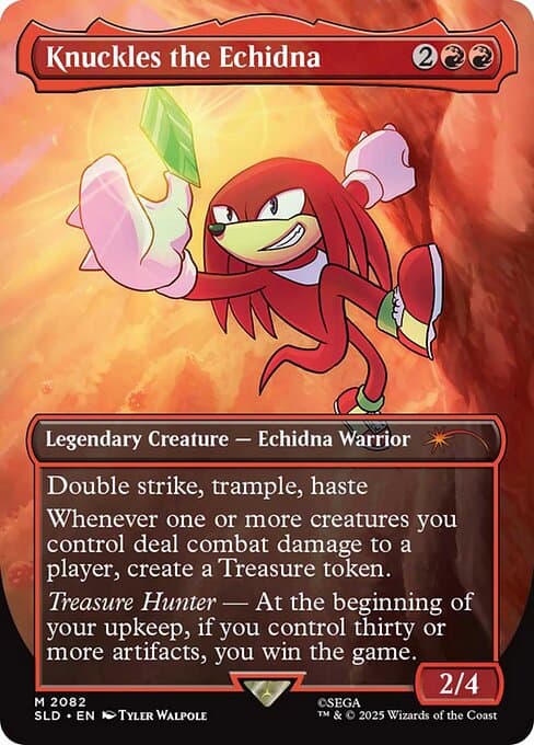 Knuckles the Echidna from Secret Lair Drop (Mythic)