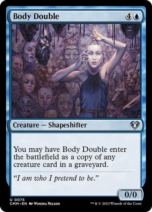 Body Double from Commander Masters (Uncommon)