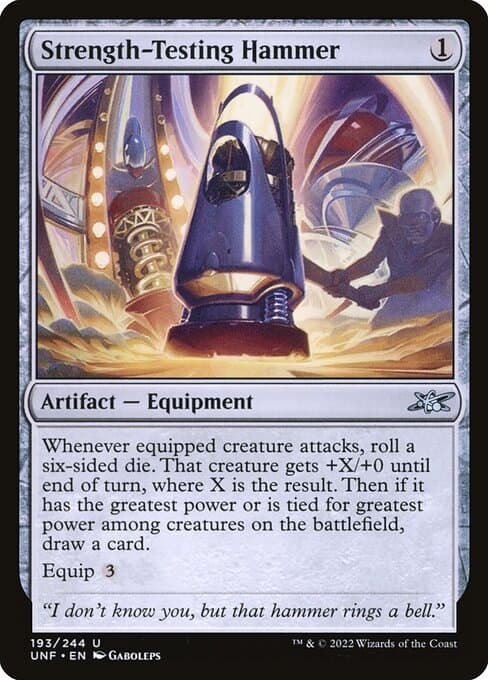 Strength-Testing Hammer from Unfinity (Uncommon)