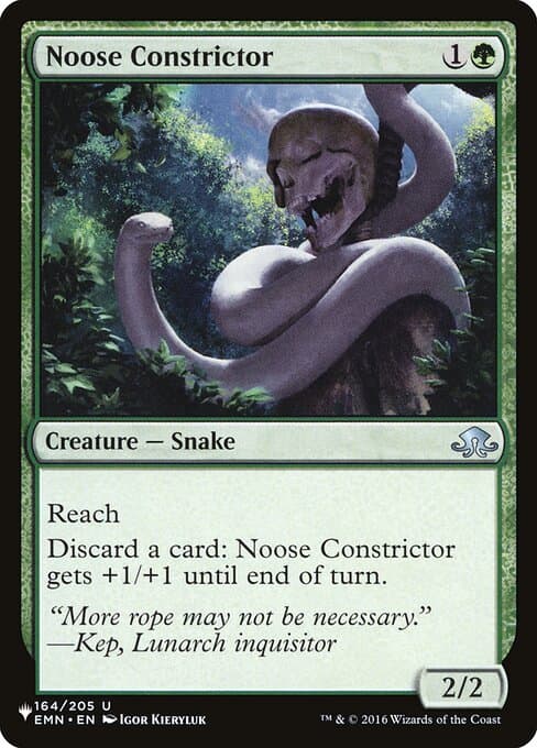 Noose Constrictor from The List (Uncommon)