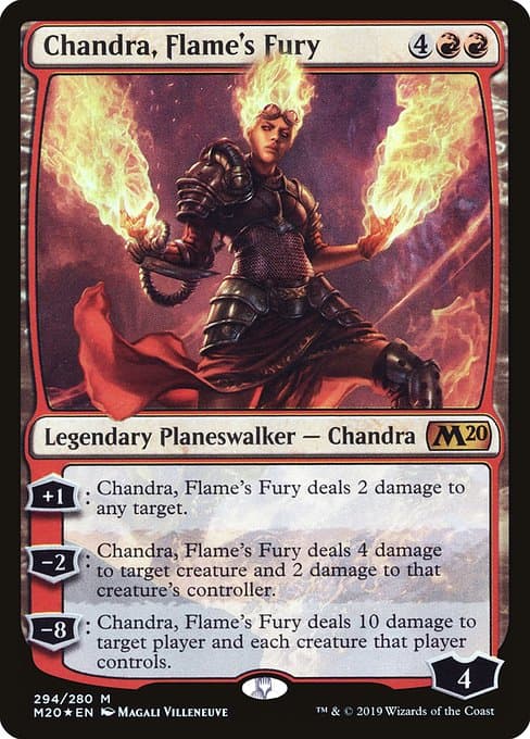 Chandra, Flame's Fury from Core Set 2020 (Mythic)