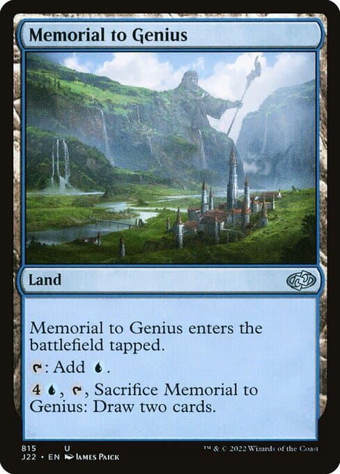 Memorial to Genius from Jumpstart 2022 (Uncommon)