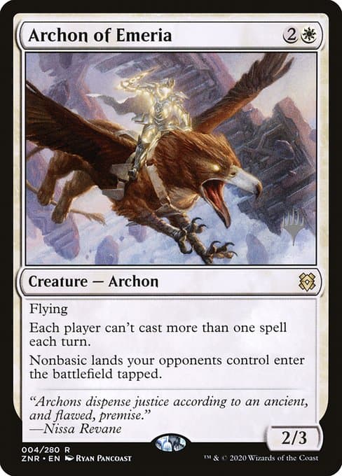 Archon of Emeria from Zendikar Rising Promos (Rare)