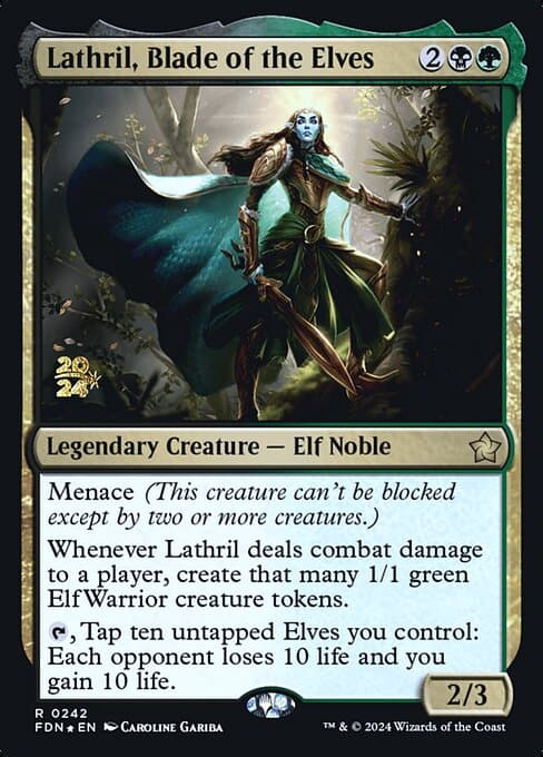 Lathril, Blade of the Elves from Foundations Promos (Rare)