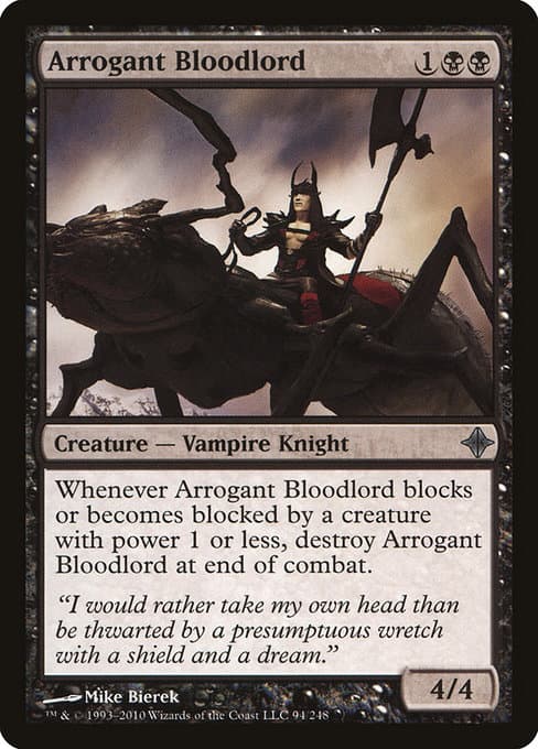 Arrogant Bloodlord (Uncommon)