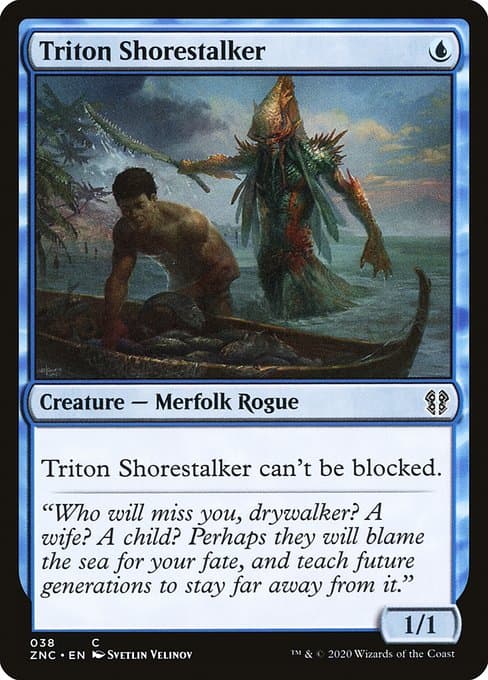Triton Shorestalker from Zendikar Rising Commander (Common)