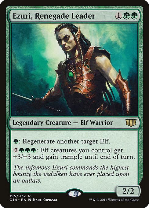 Ezuri, Renegade Leader from Commander 2014 (Rare)