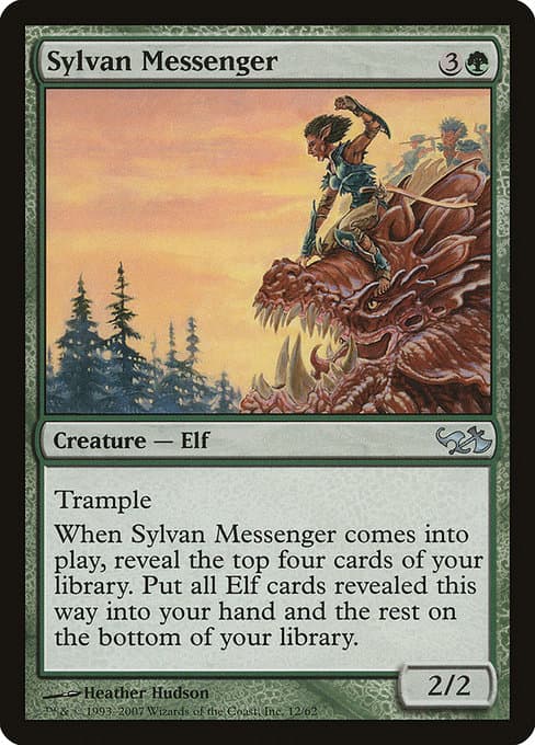 Sylvan Messenger from Duel Decks: Elves vs. Goblins (Uncommon)