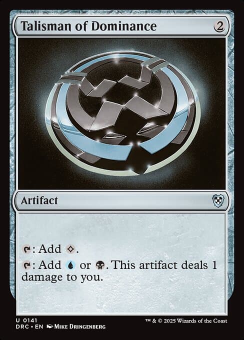Talisman of Dominance from Aetherdrift Commander (Uncommon)