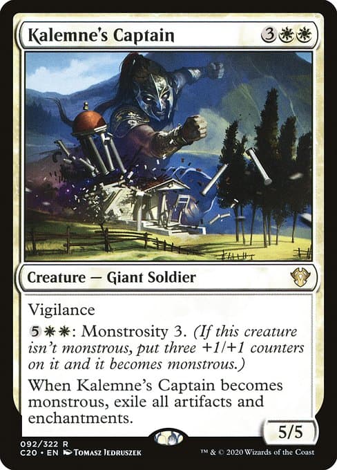 Kalemne's Captain from Commander 2020 (Rare)