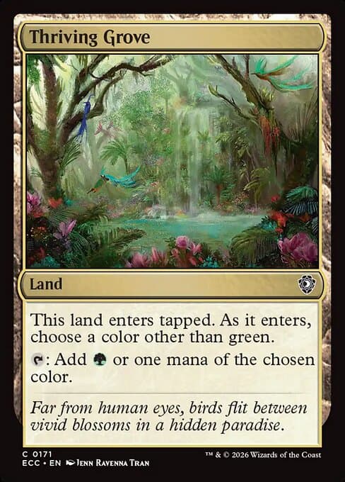 Thriving Grove from Lorwyn Eclipsed Commander (Common)