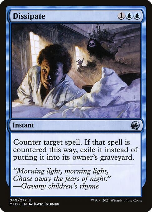Dissipate from Innistrad: Midnight Hunt (Uncommon)