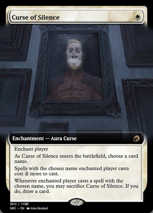 Curse of Silence from Magic Online Promos (Rare)