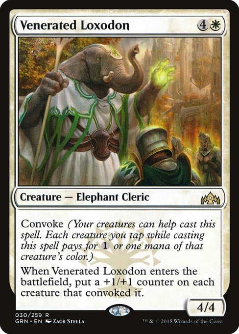 Venerated Loxodon from Guilds of Ravnica (Rare)
