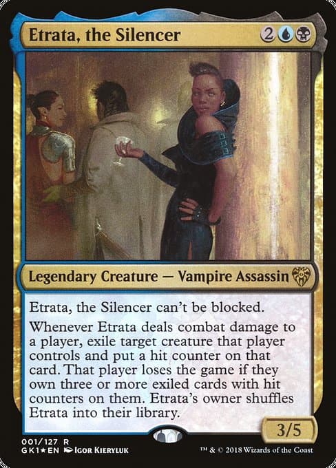 Etrata, the Silencer from GRN Guild Kit (Rare)