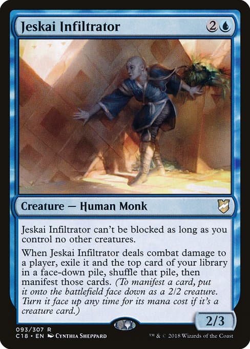 Jeskai Infiltrator from Commander 2018 (Rare)