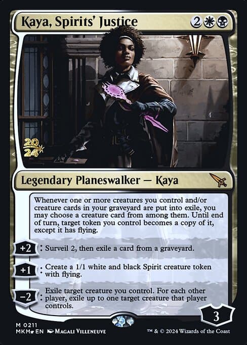 Kaya, Spirits' Justice from Murders at Karlov Manor Promos (Mythic)