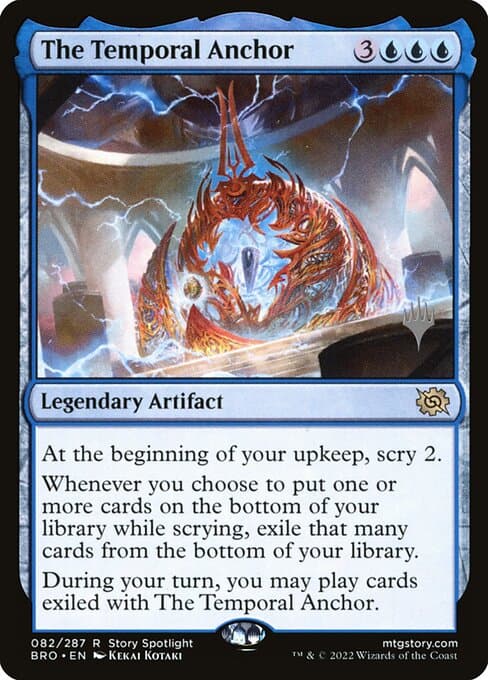 The Temporal Anchor from The Brothers' War Promos (Rare)