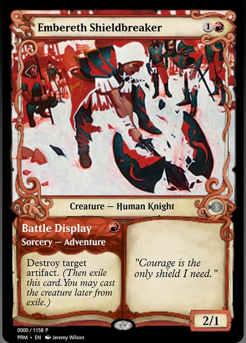 Embereth Shieldbreaker // Battle Display from Magic Online Promos (Uncommon)