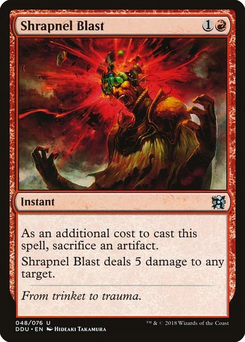 Shrapnel Blast from Duel Decks: Elves vs. Inventors (Uncommon)