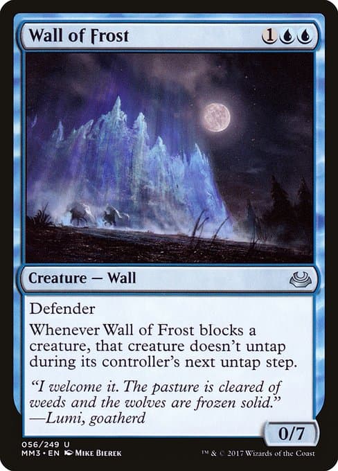 Wall of Frost from Modern Masters 2017 (Uncommon)