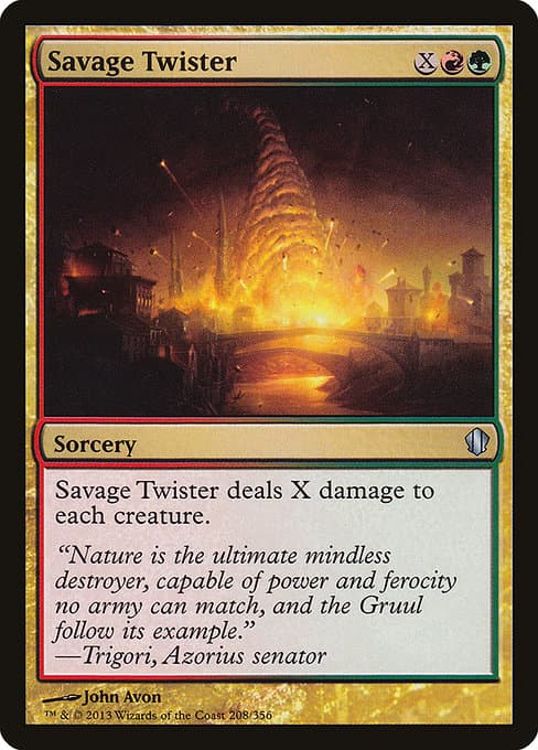 Savage Twister from Commander 2013 (Uncommon)