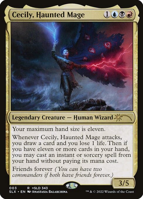 Cecily, Haunted Mage (Rare)