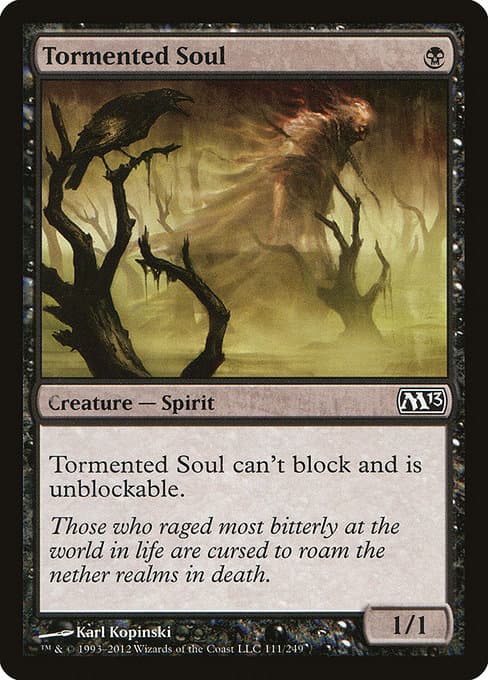 Tormented Soul from Magic 2013 (Common)