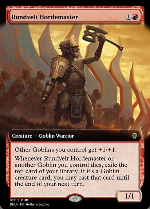 Rundvelt Hordemaster from Magic Online Promos (Rare)