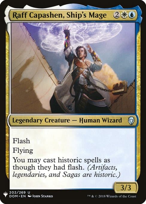 Raff Capashen, Ship's Mage from The List (Uncommon)