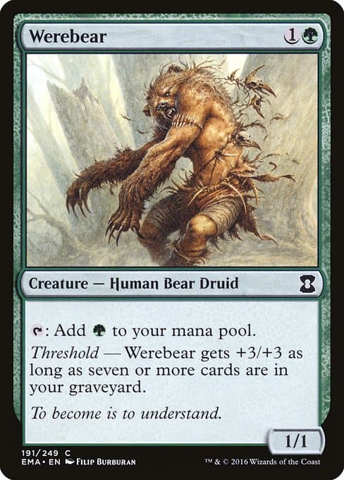 Werebear from Eternal Masters (Common)