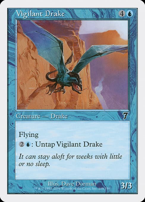 Vigilant Drake from Seventh Edition (Common)