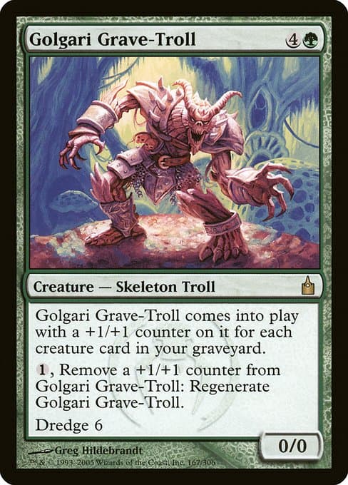 Golgari Grave-Troll from Ravnica: City of Guilds (Rare)