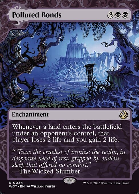 Polluted Bonds from Wilds of Eldraine: Enchanting Tales (Rare)