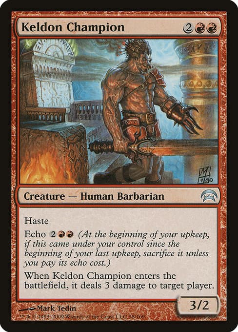 Keldon Champion from Planechase (Uncommon)