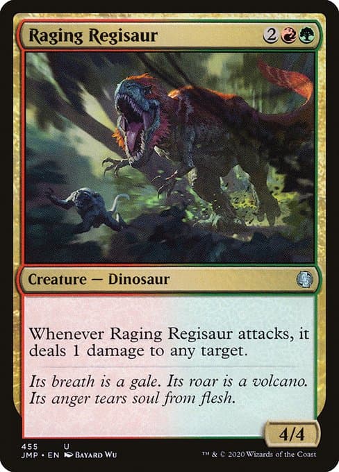 Raging Regisaur from Jumpstart (Uncommon)